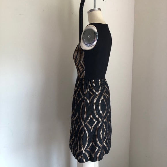 Antonio Melani Emilee Metallic Jacquard Dress - Picture 3 of 5